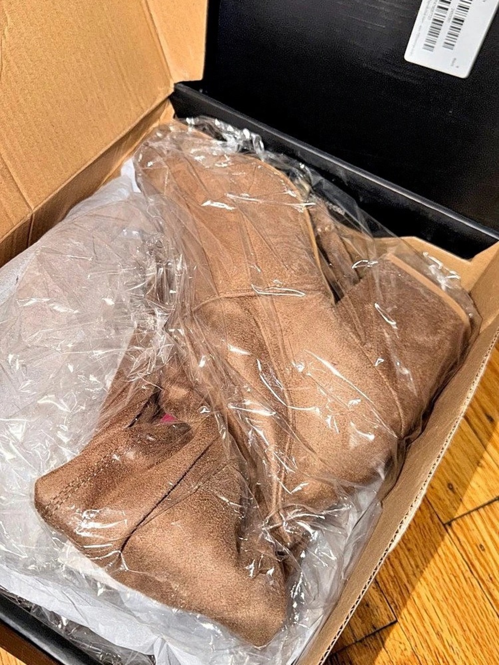 AD4-28 Women's Brown Wide Fit Boots US 8W NWT